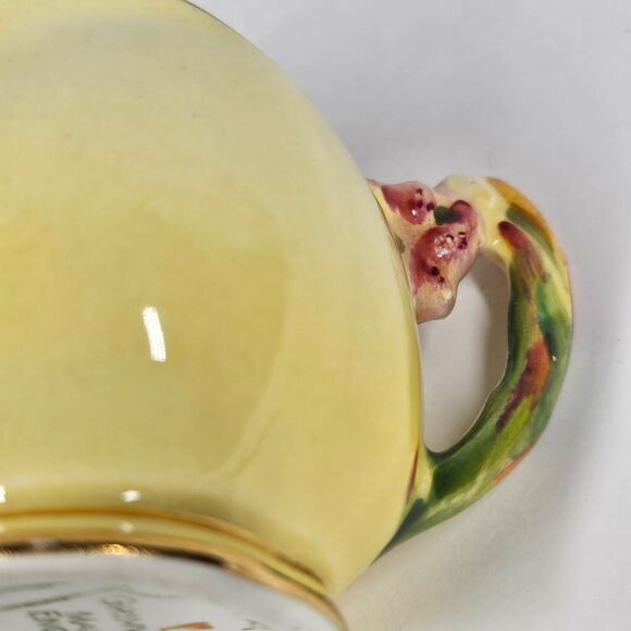 Tiger Lily Yellow Mini Creamer Small Pitcher 2" Royal Winton Grimwades - Picture 7 of 10